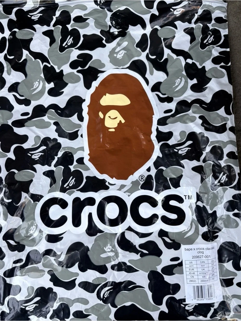 Bape x Crocs Classic Clog